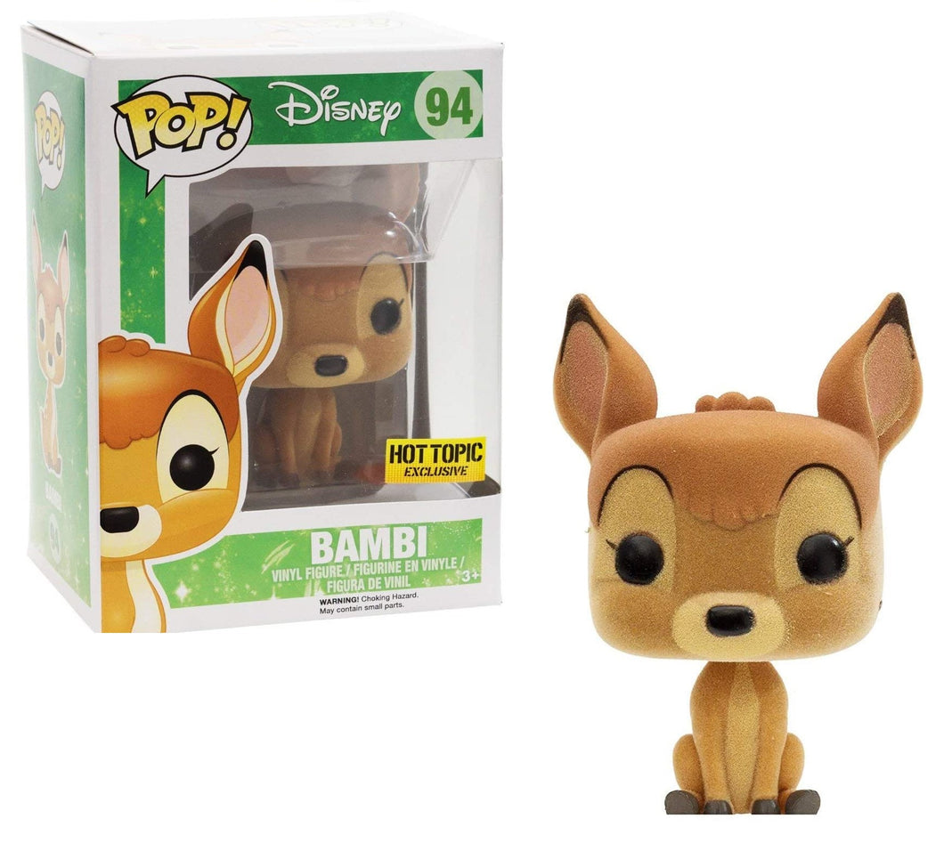 Funko POP! Disney Bambi Flocked Hot Topic Exclusive