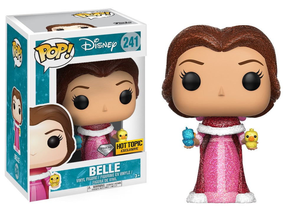 Funko POP! Disney Beauty and the Beast Belle Diamond Collection Hot Topic Exclusive