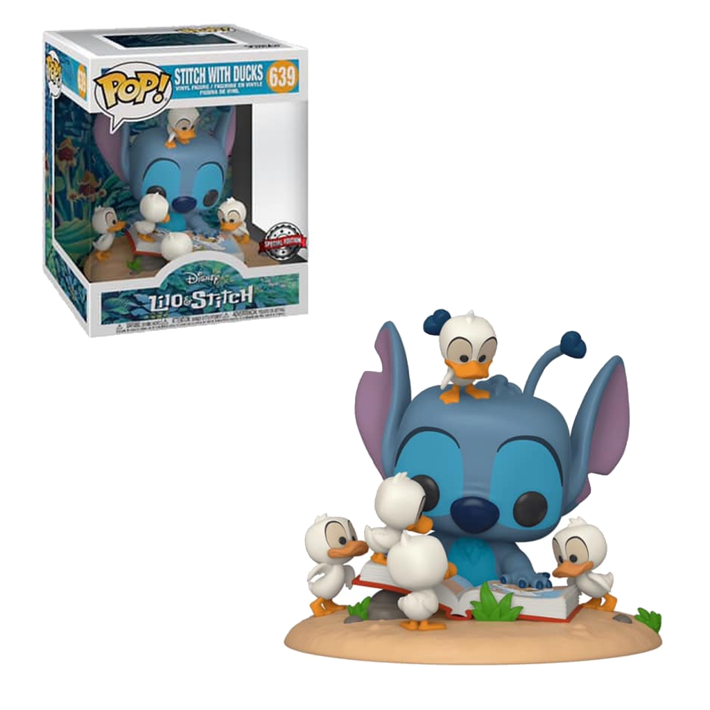 Funko POP! Disney Lilo Stitch Stitch with Ducks Exclusive