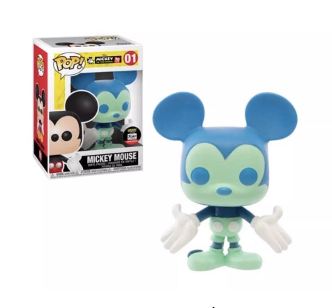 Funko POP! Disney Mickey Mouse True Original 90th Year Blue Green Funko Shop Exclusive