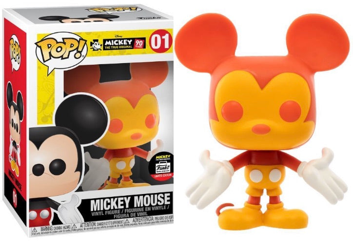 Funko POP! Disney Mickey Mouse True Original 90th Year Orange Funko Shop Exclusive