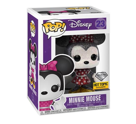 Funko POP! Disney Minnie Mouse Diamond Collection Hot Topic Exclusive