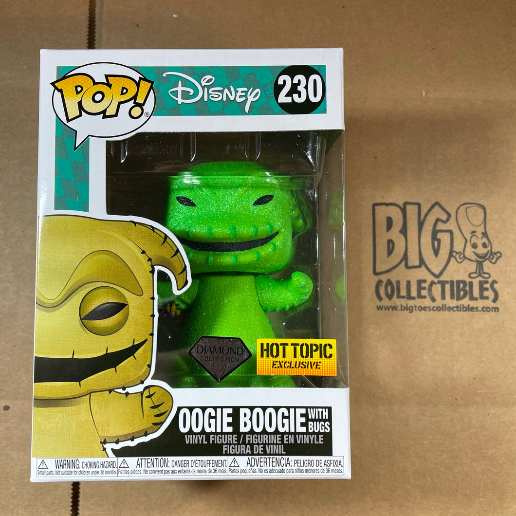 Funko POP! Disney Nightmare Before Christmas Oogie Boogie Diamond Collection Hot Topic Exclusive