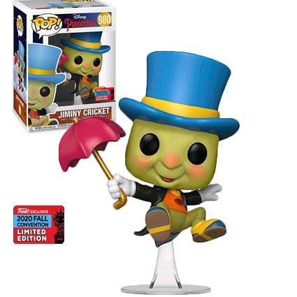 Funko POP! Disney Pinocchio Jiminy Cricket with Umbrella Fall Convention Exclusive