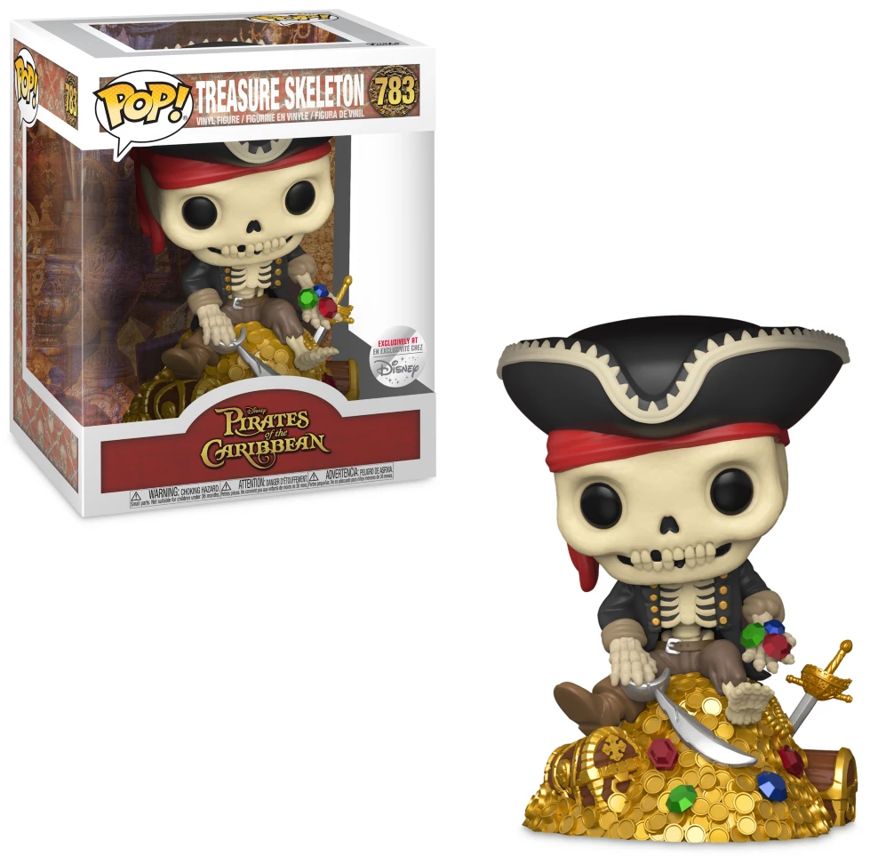 Funko POP! Disney Pirates of the Caribbean Skeleton on Treasure Chest Disney Exclusive