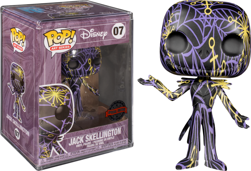 Funko POP! Disney The Nightmare Before Christmas Jack Skellington Artist Series Hot Topic Exclusive With Hard Stack