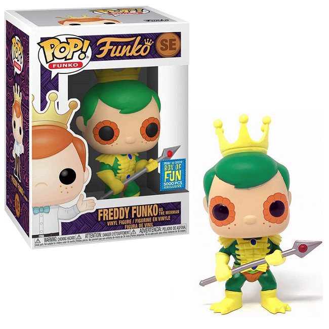 Funko POP! Funko Freddy as Merman Box of Fun Exclusive LE5000