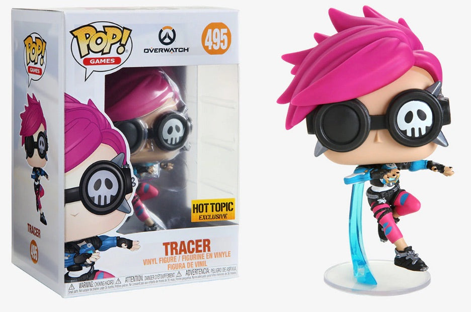 Funko POP! Games Blizzard Overwatch Tracer Punk Rock Hot Topic Exclusive