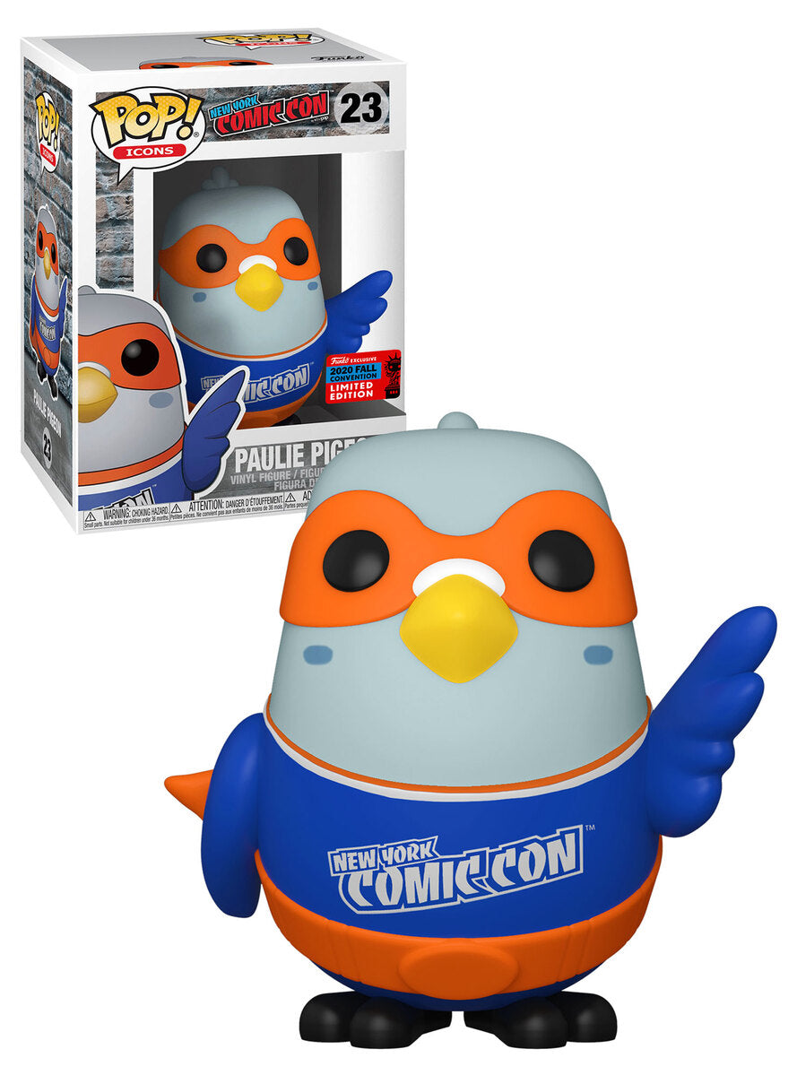 Funko POP! Icons New York Comic Con Paulie Pigeon Blue Fall Convention