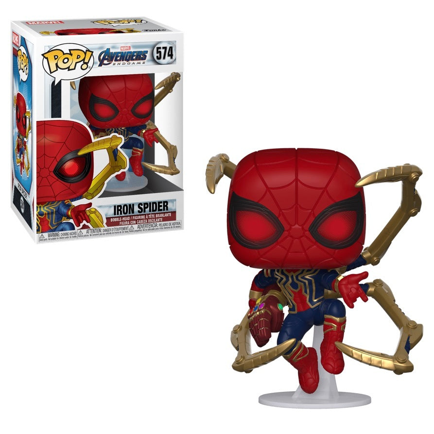 Funko POP! Marvel Avengers Endgame Iron Spider with Nano Gauntlet