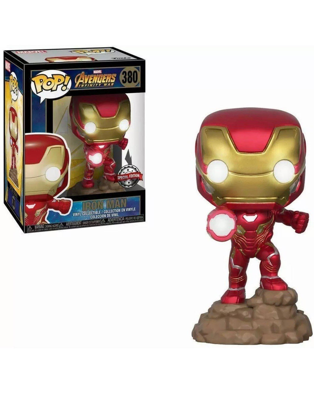 Funko POP! Marvel Avengers Infinity Wars Iron Man Lights UP!