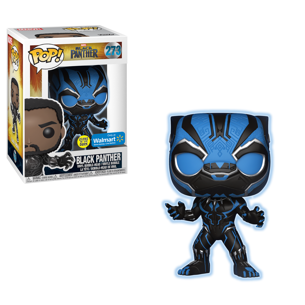 Funko POP! Marvel Black Panther Masked Glow in the Dark Walmart Exclusive