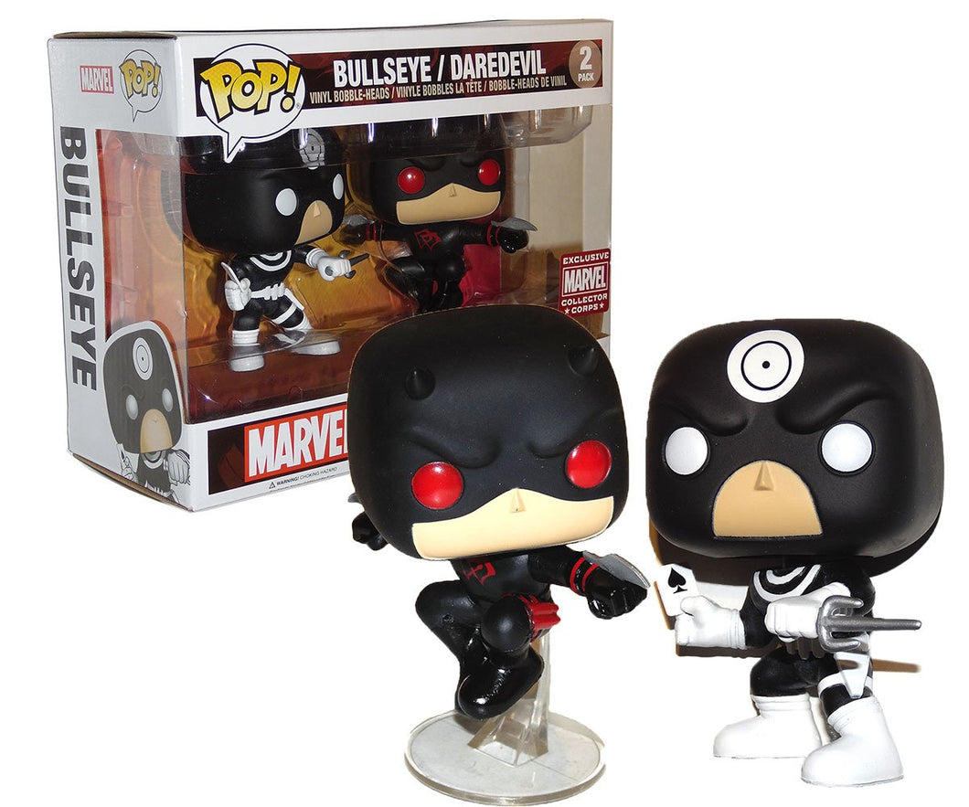 Funko POP! Marvel Bullseye & Daredevil Collector Corps Exclusive