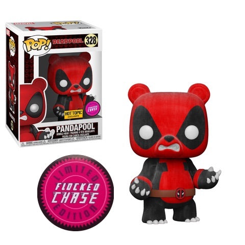 Funko POP! Marvel Deadpool Pandapool Hot Topic Exclusive Flocked Chase