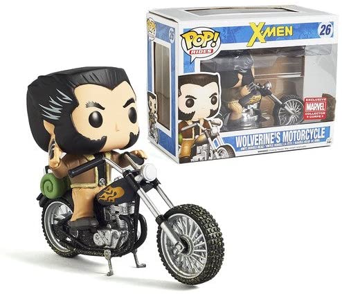 Funko POP! Marvel Rides Wolverines Motorcycle Collector Corps Exclusive