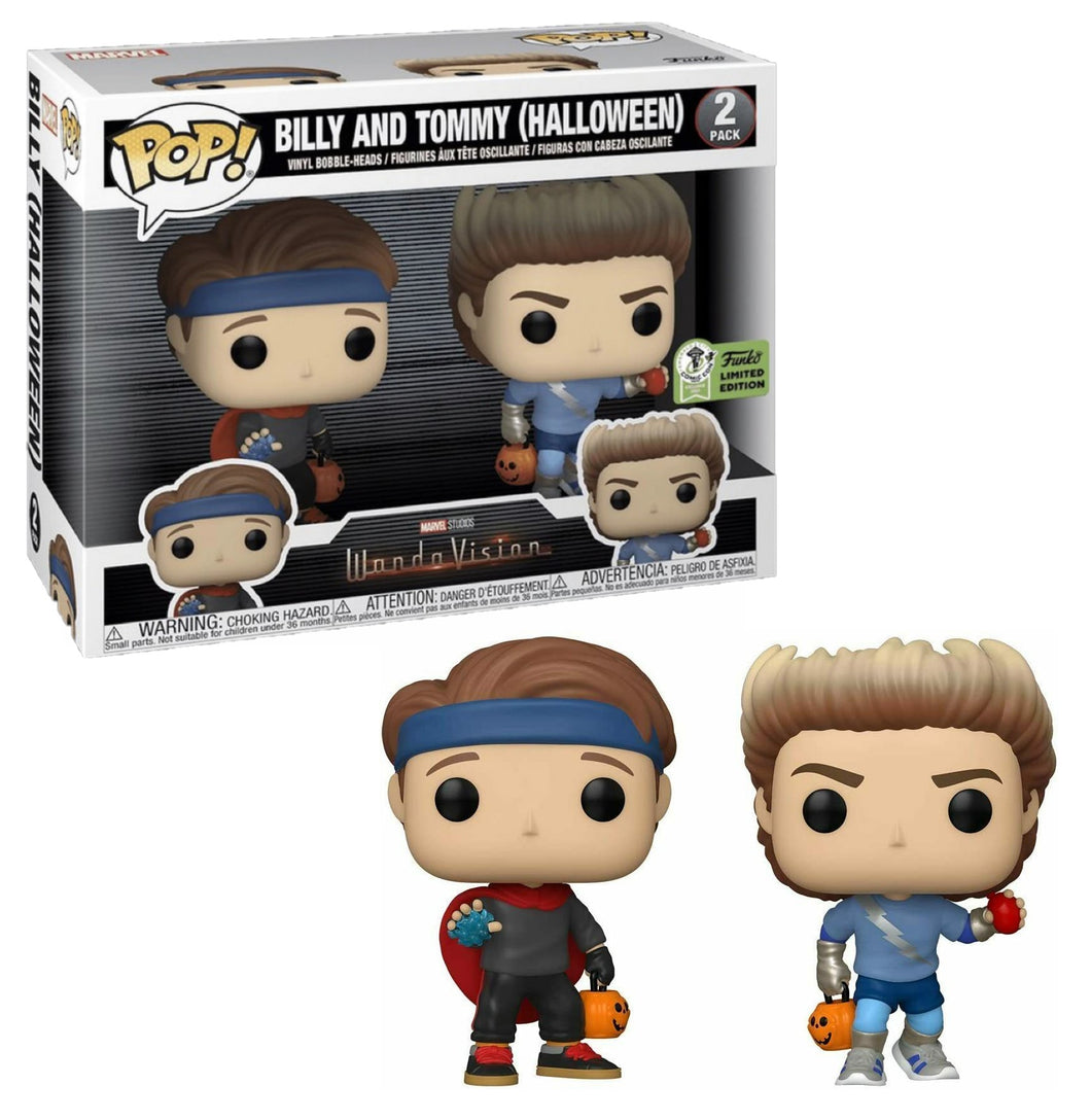Funko POP! Marvel Wandavision Billy and Tommy (Halloween) ECCC Convention Exclusive
