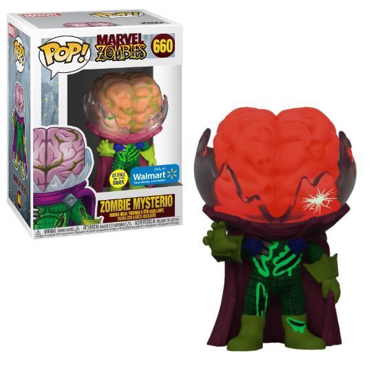Funko POP! Marvel Zombies Zombie Mysterio Glow in the Dark Walmart Exclusive
