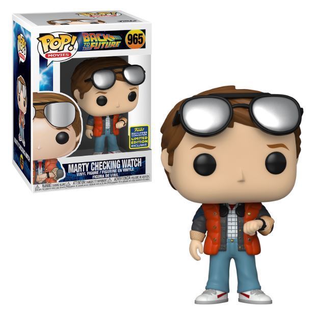 Funko POP! Movies Back to the Future Marty Checking Watch Summer Convention Exclusive