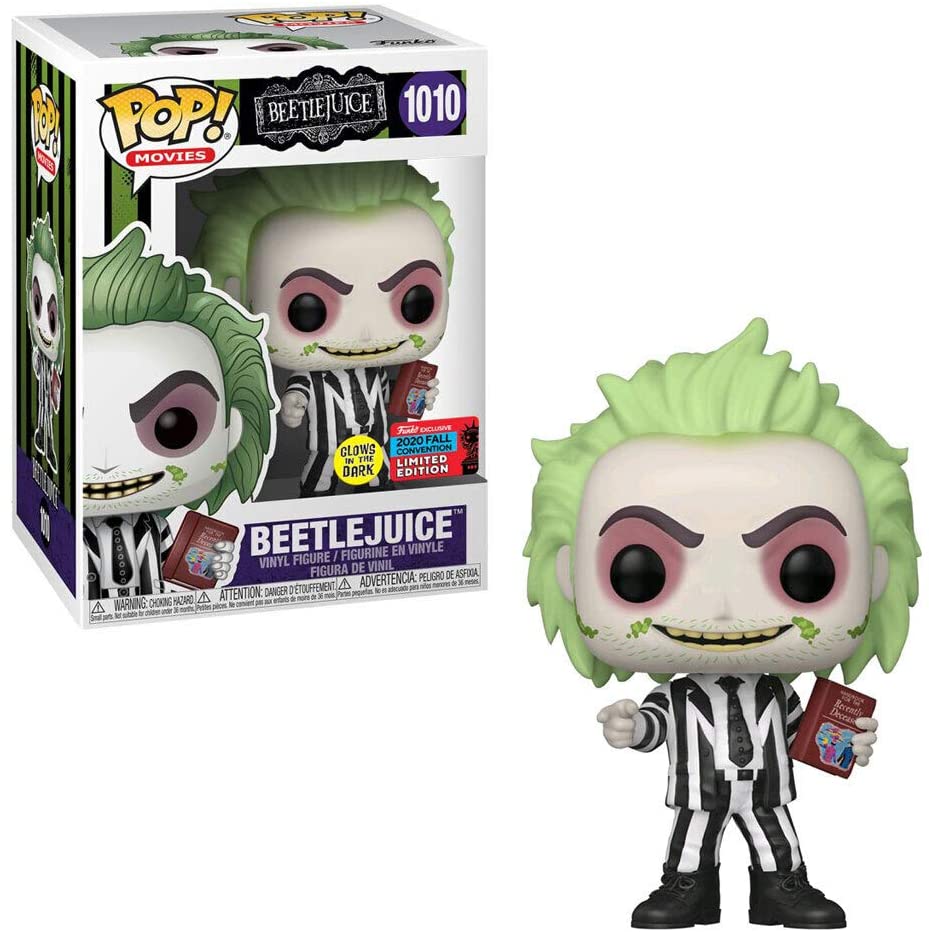Funko POP! Movies Beetlejuice Glow in the Dark Fall Convention Exclusive