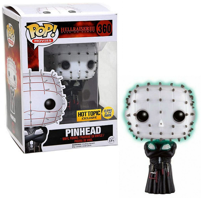 Funko POP! Movies Hellraiser III Pinhead Glow in the Dark Hot Topic Exclusive