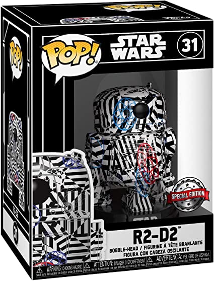 Funko POP! Star Wars R2-D2 Futura Design Exclusive with Hard Stack