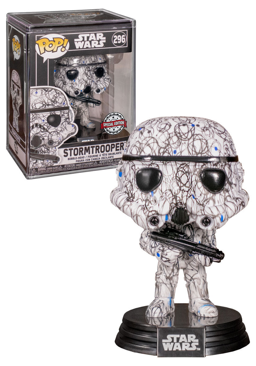 Funko POP! Star Wars Stormtrooper Futura Design Special Edition Exclusive With Hard Stack