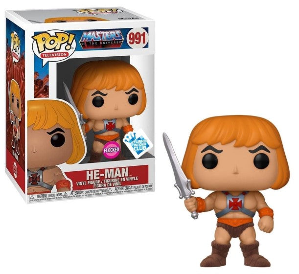 Funko POP! Television Masters of the Universe He-Man Flocked Funko Insider Club Exclusive