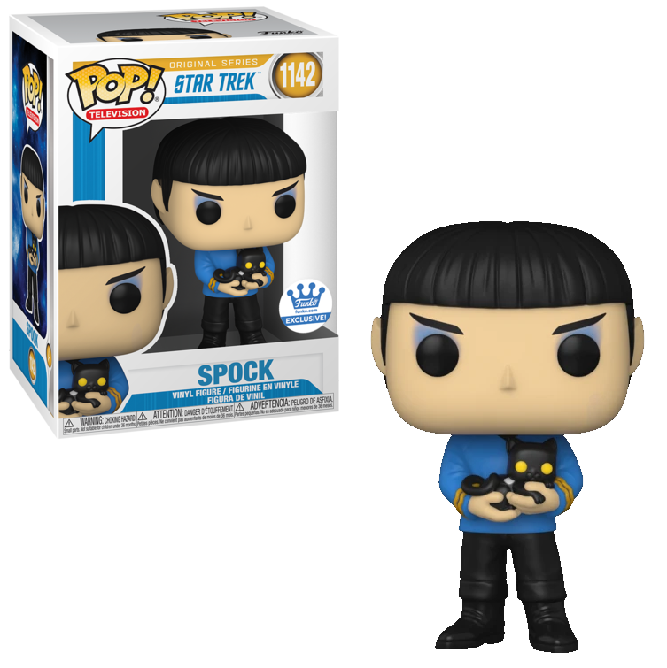 Funko POP! Television Star Trek Spock with Cat Funko Shop Exclusive