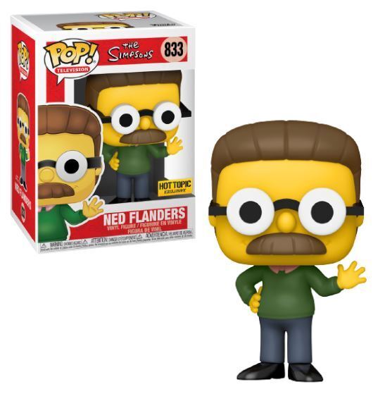 Funko POP! Television The Simpsons Ned Flanders Hot Topic Exclusive