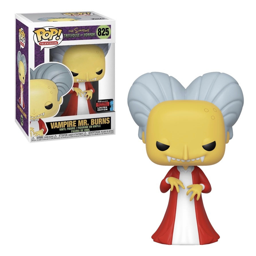 Funko POP! Television The Simpsons Treehouse of Horror Vampire Mr. Burns Fall Convention Exclusive