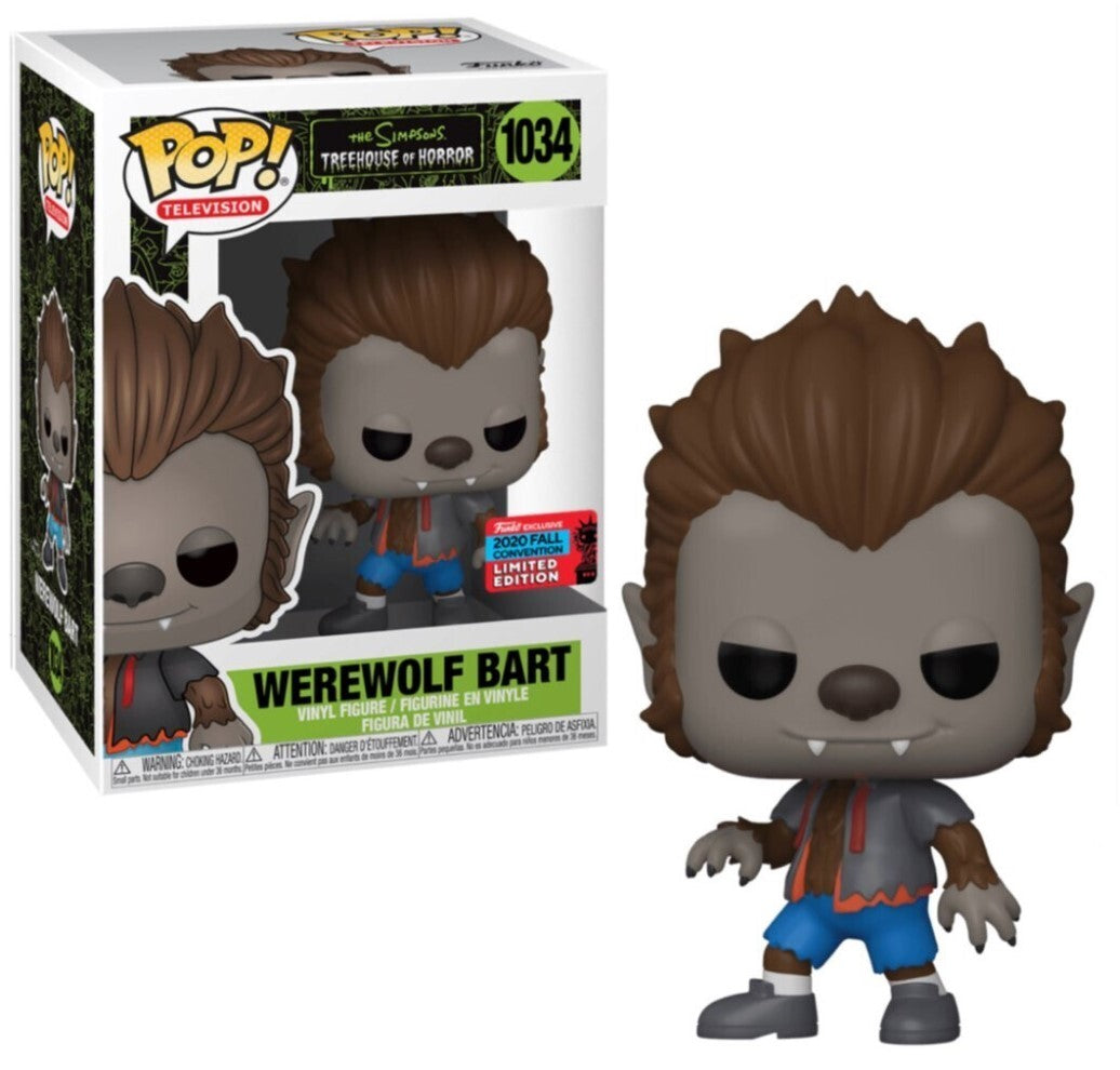 Funko POP! Television The Simpsons Treehouse of Horror Werewolf Bart Fall Convention
