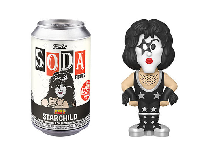 Funko Vinyl Soda Rocks Kiss The Starchild LE10500 Non-Chase