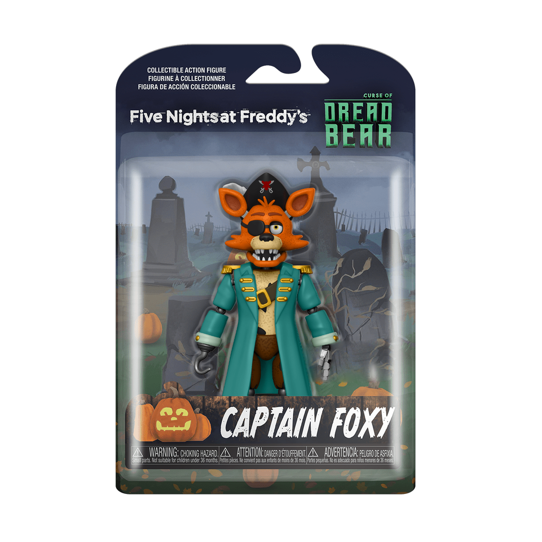 Funko FNAF Five Nights at Freddys Dreadbear Captain Foxy Action Figure Exclusive