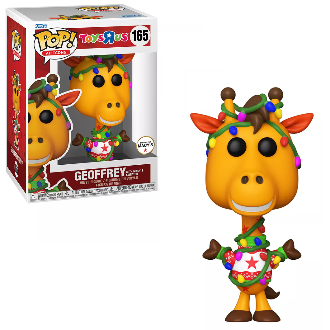 Funko POP! Ad Icons Toys R Us Geoffrey with Macys Sweater Macys Exclusive
