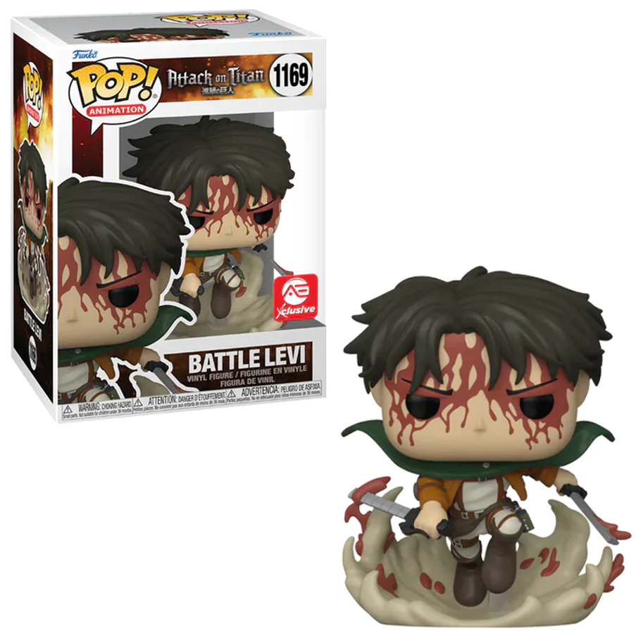 Funko POP! Animation Attack on Titan Battle Levi Bloody AE Exclusive