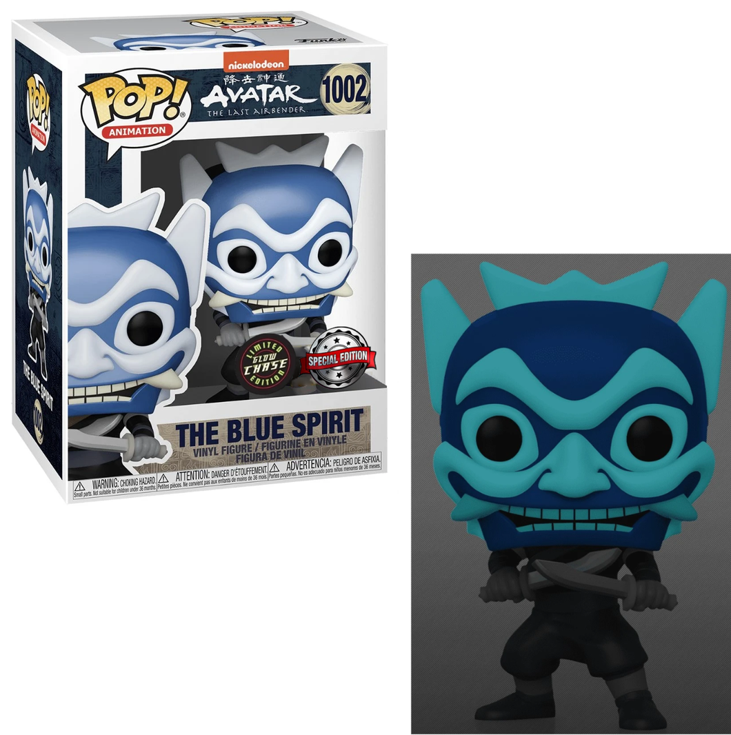 Funko POP! Animation Avatar the Last Airbender The Blue Spirit Exclusive Chase Glow in the Dark