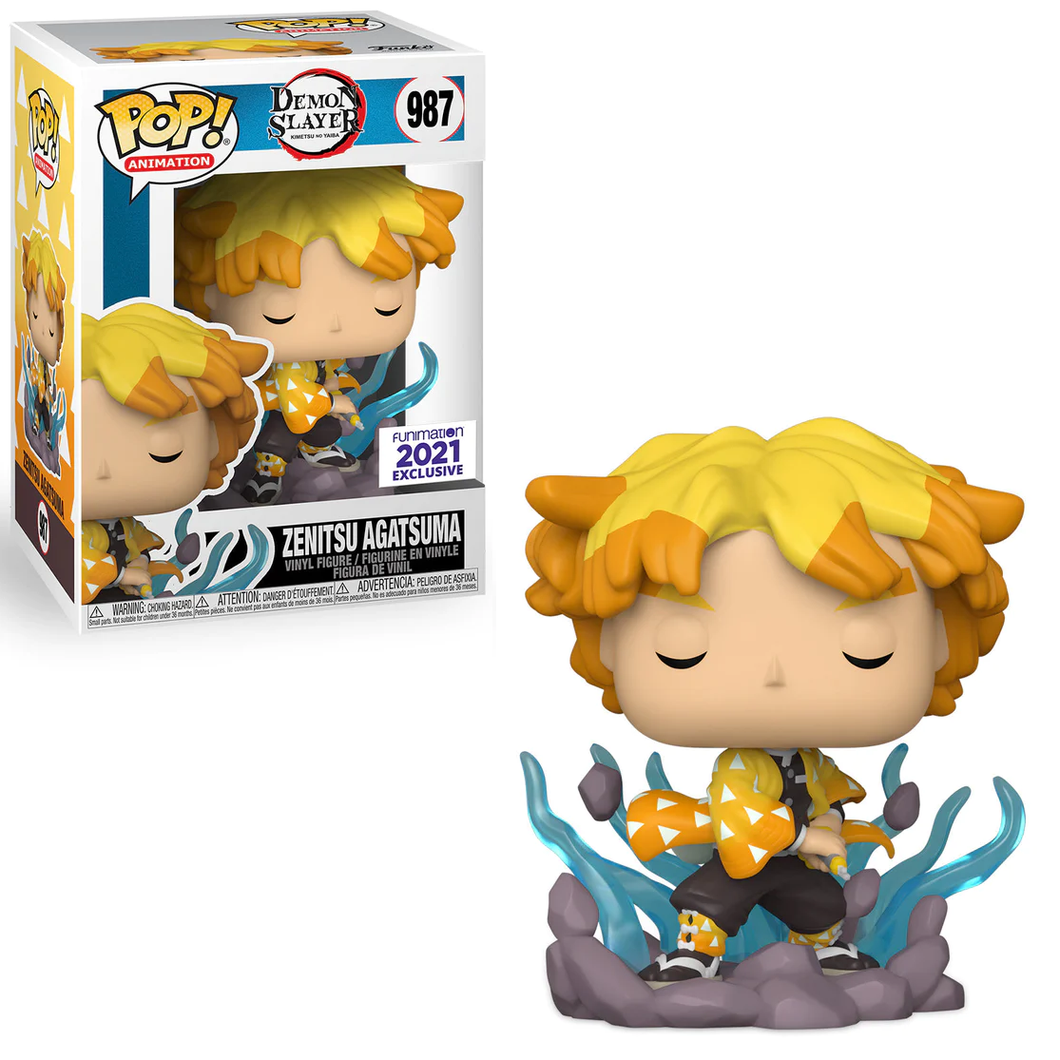 Funko POP! Animation Demon Slayer Kimetsu No Yaiba Zenitsu Agatsuma Funimation Exclusive