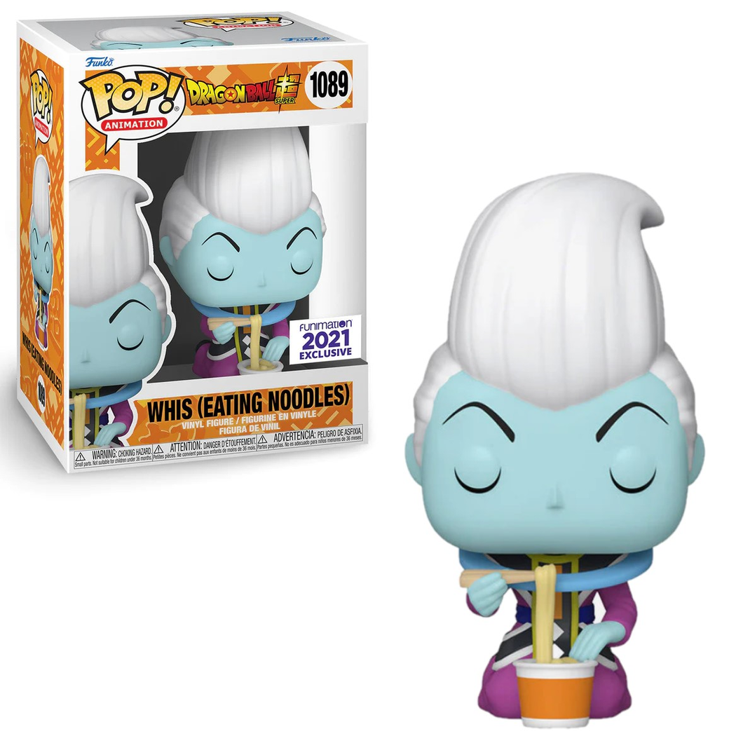 Funko POP! Animation Dragon Ball Z Whis Eating Noodles Funimation Exclusive 