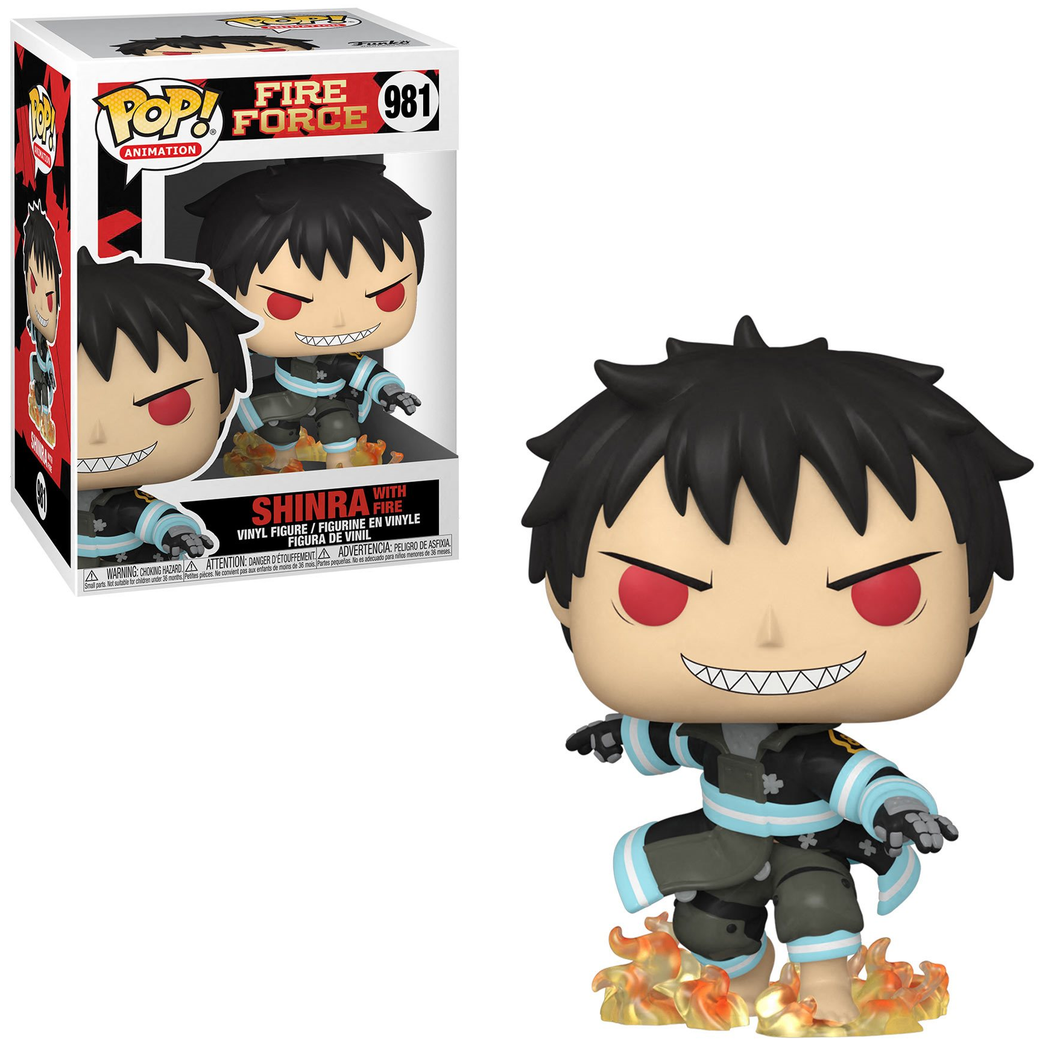 Funko POP! Animation Fire Force Shinra with Fire
