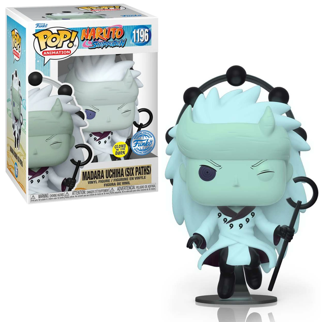 Funko POP! Animation Naruto Shippuden Madara Uchiha Six Paths Glow in the  Dark Exclusive