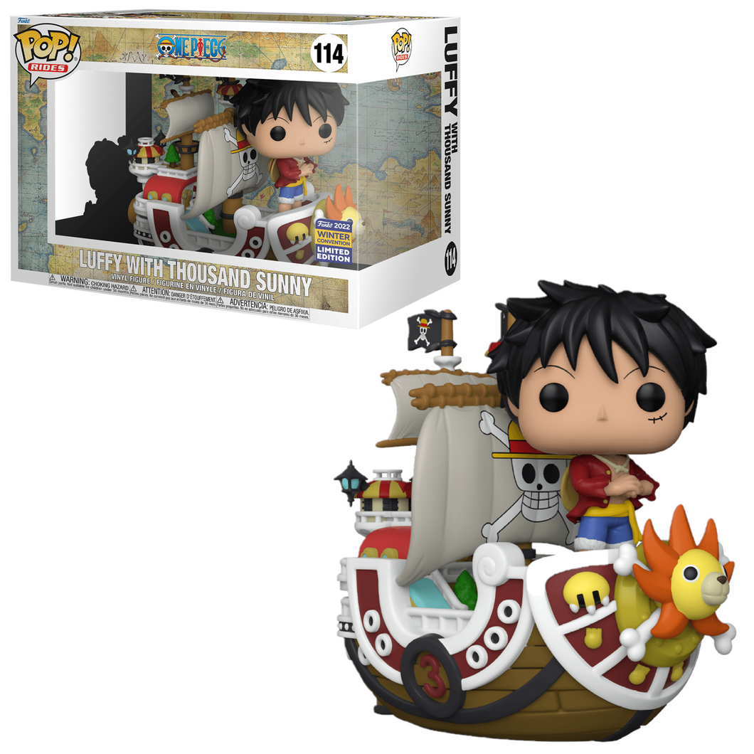 Funko POP! Animation One Piece Luffy with Thousand Sunny 2022 Winter Convention Exclusive