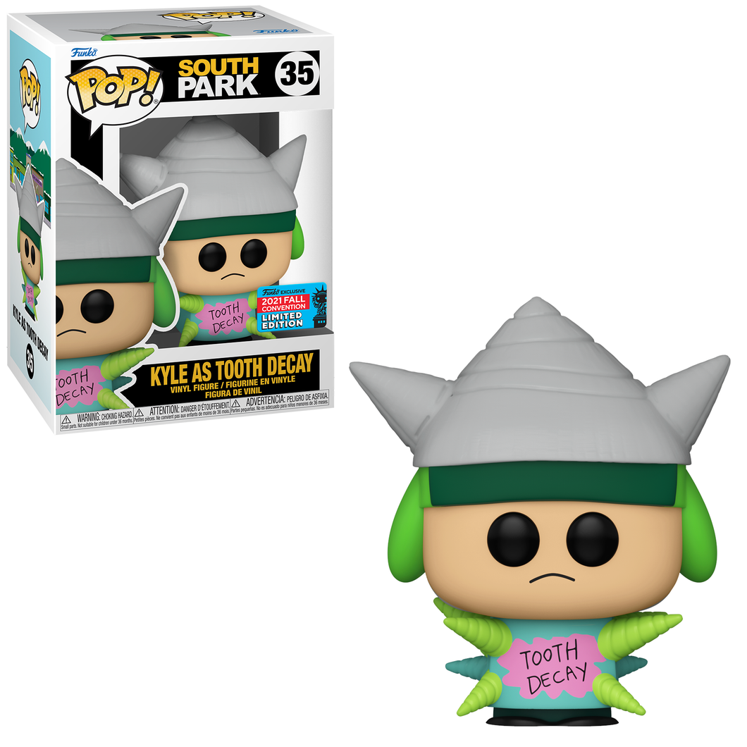 Funko POP! Animation South Park Kyle as Tooth Decay Fall Convention Exclusive