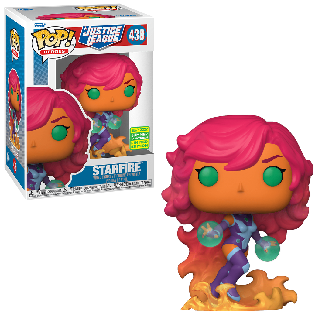 Funko POP! DC Heroes Justice League Starfire 2022 Summer Convention Exclusive