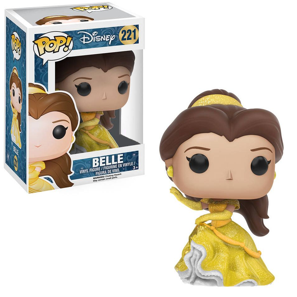 Funko POP! Disney Beauty and the Beast Belle Yellow Dress Glitter