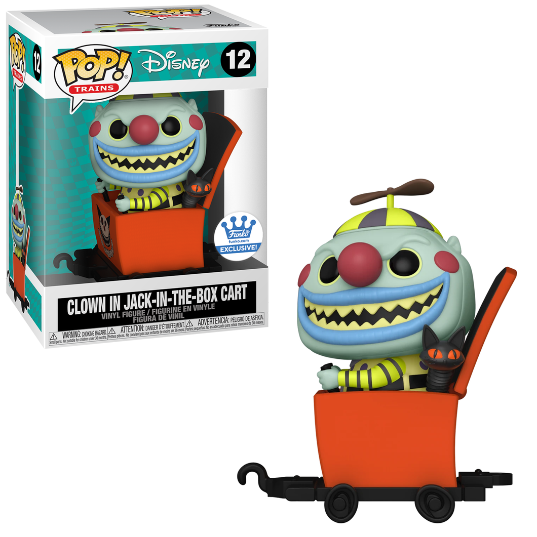 Funko POP! Disney Nightmare Before Christmas Clown in Jack in the Box Cart Funko Shop Exclusive