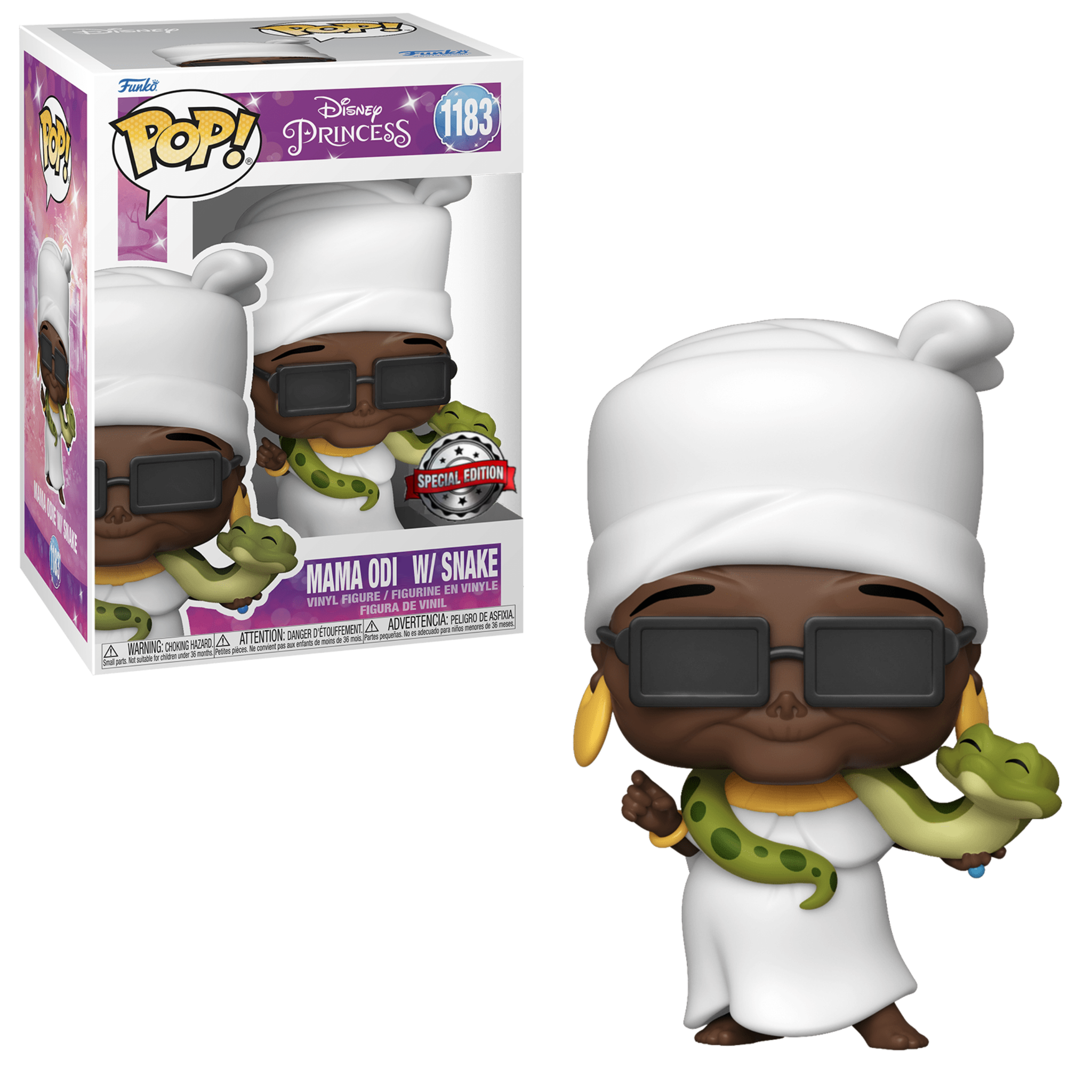 2022 NEW Disney Princess: Mama Odie With Snake Funko Pop!