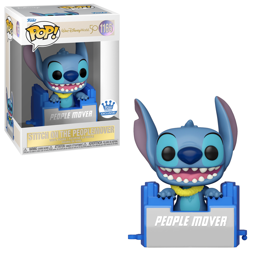 Funko POP! Disney Stitch on the Peoplemover Funko Shop Exclusive