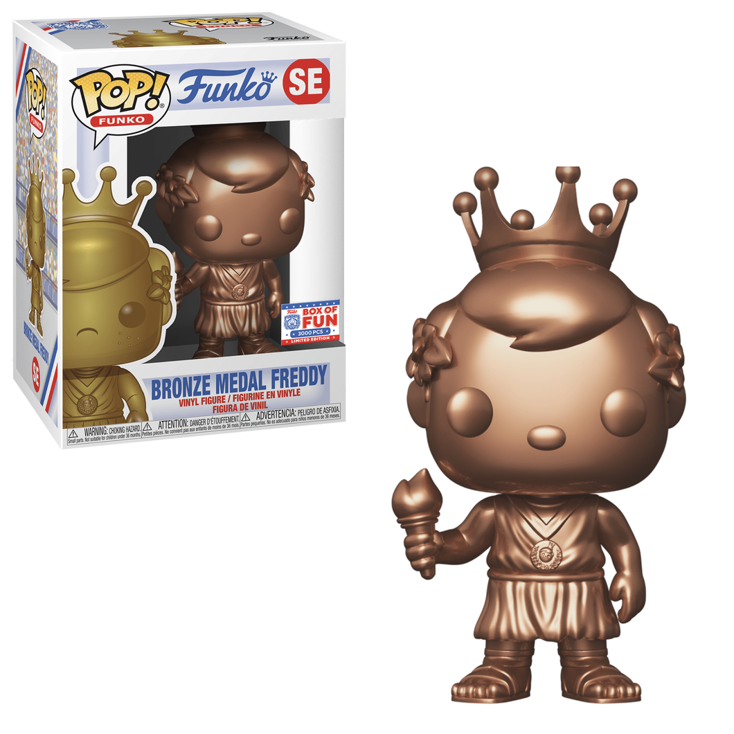 Funko POP! Funday Games 2021 Bronze Medal Freddy LE3000 Box of Fun Exclusive