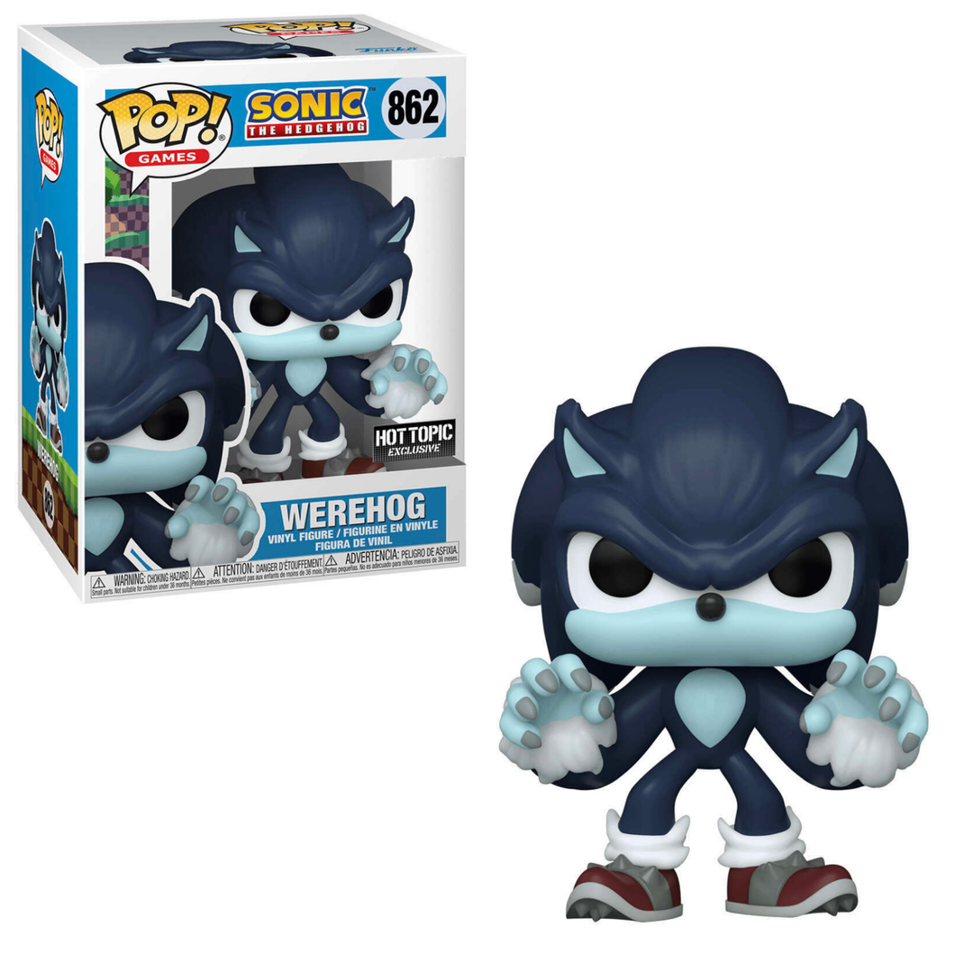 Funko POP! Games Sonic the Hedgehog Werehog Hot Topic Exclusive