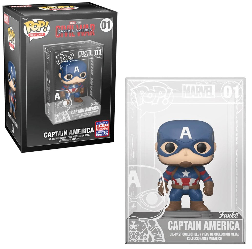 Funko POP! Marvel Captain America Civil War Die Cast Summer Convention Exclusive